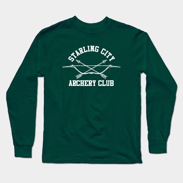 Starling City Archery Club – Arrow, Ollie Queen Long Sleeve T-Shirt by fandemonium